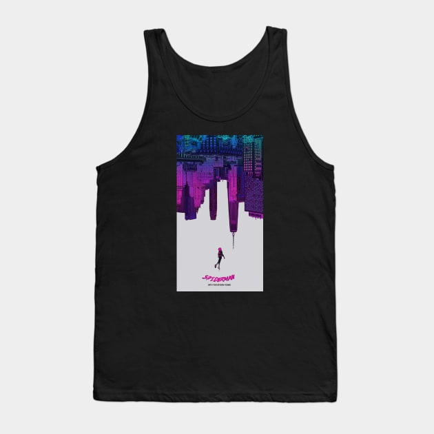 Spiderverse Colour Tank Top by justblackdesign